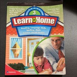 Learn at Home, Grade 3 workbook published by American Education Publishing
